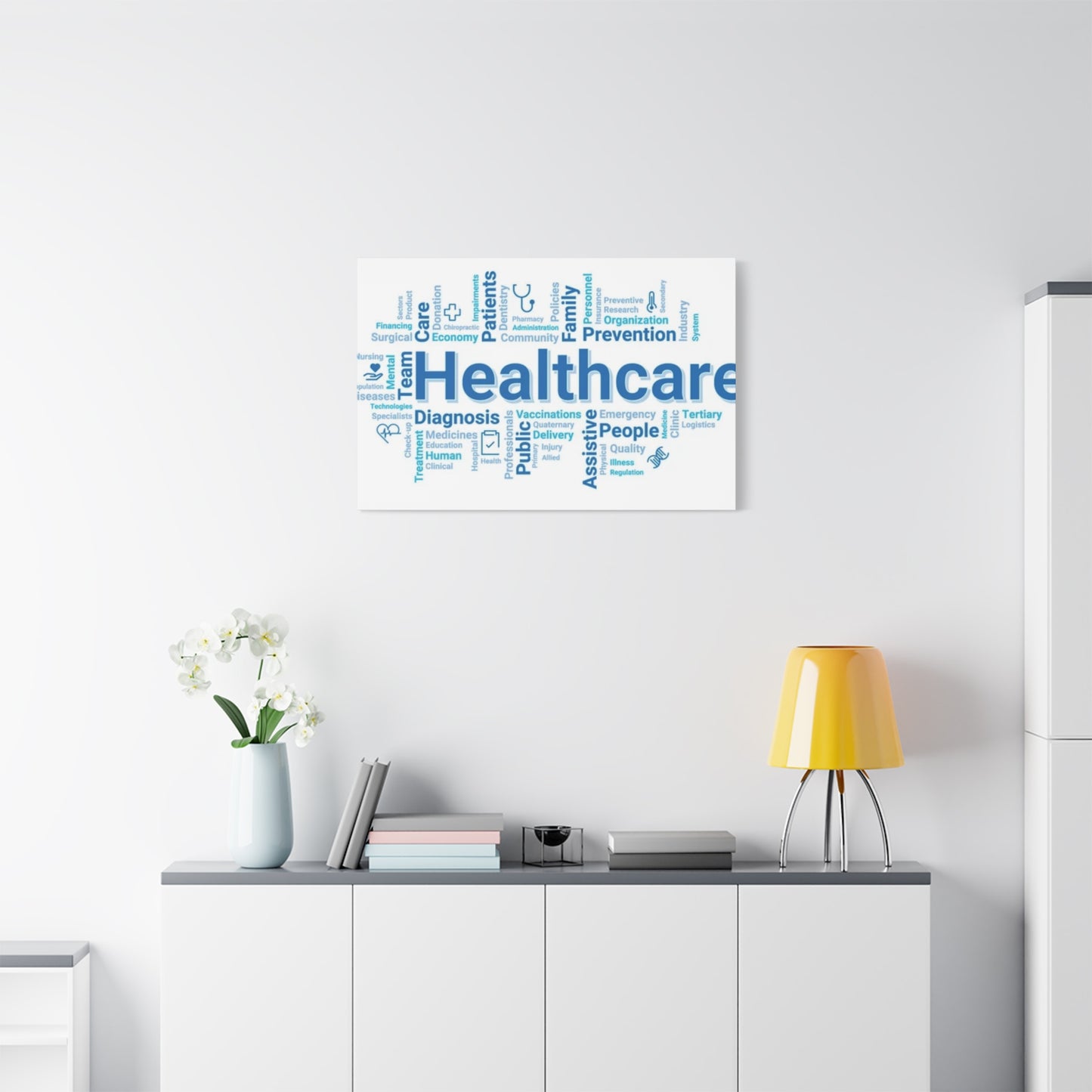 Healthcare Inforaphics Wall Art & Canvas Prints