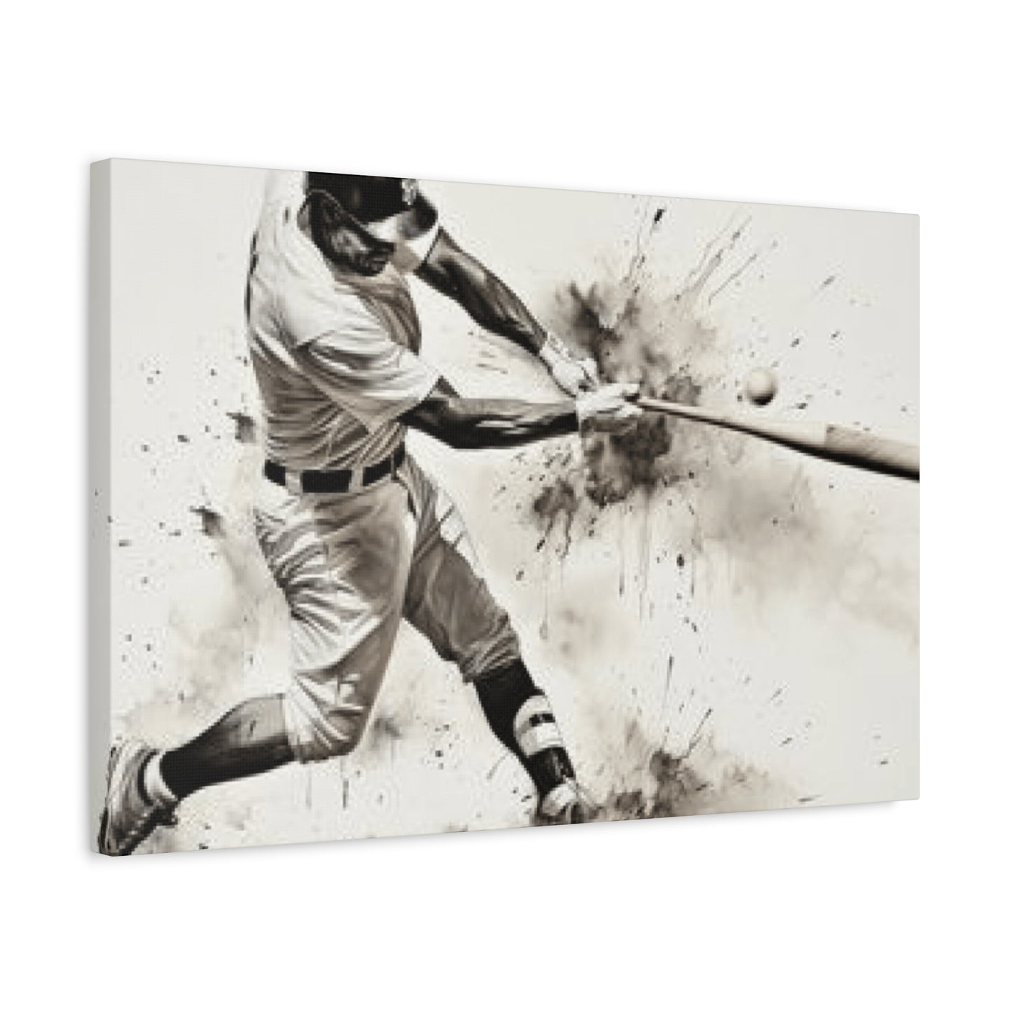 Baseball Batter Hitting Wall Art & Canvas Prints