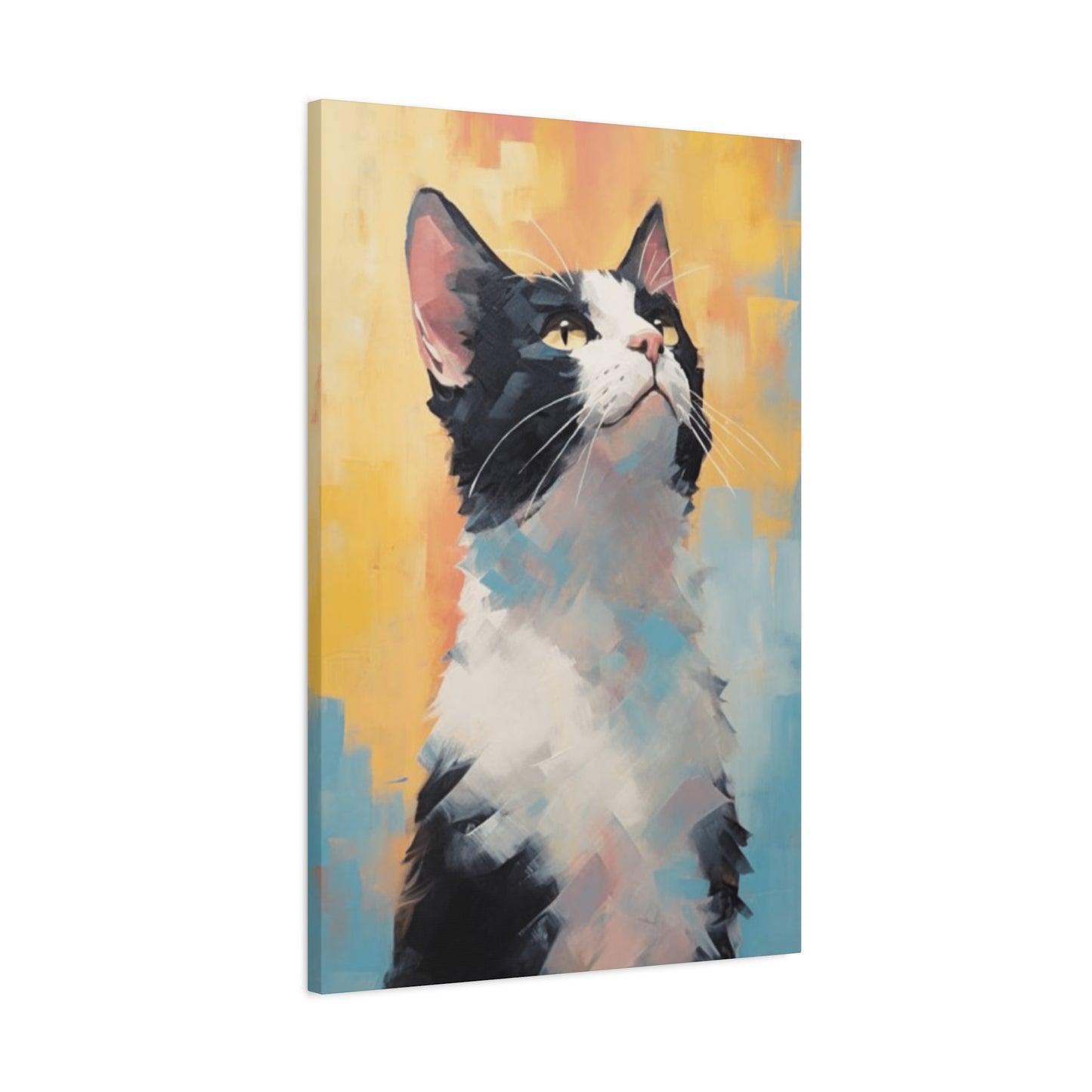 An Abstract Cat Portrait Wall Art & Canvas Prints