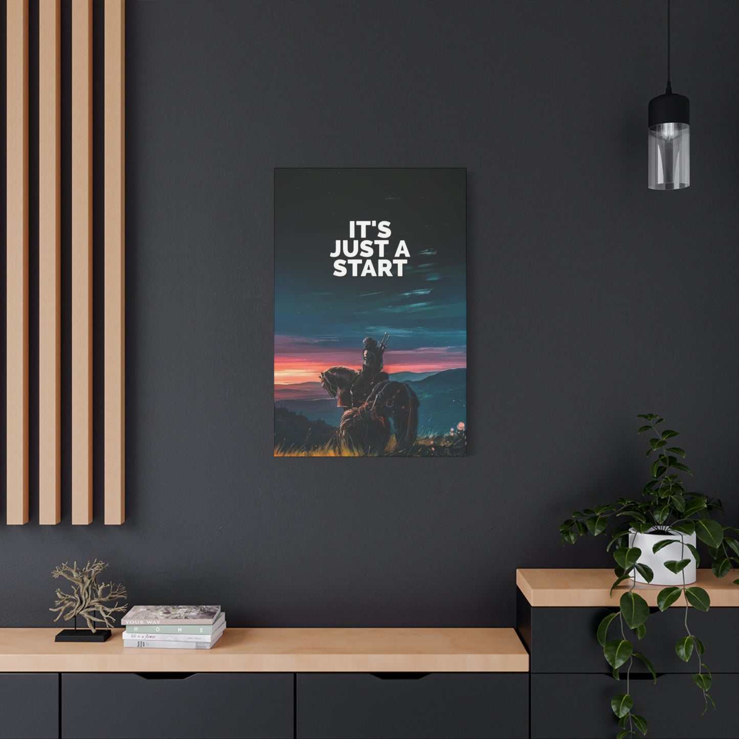 Just start Wall Art & Canvas Prints