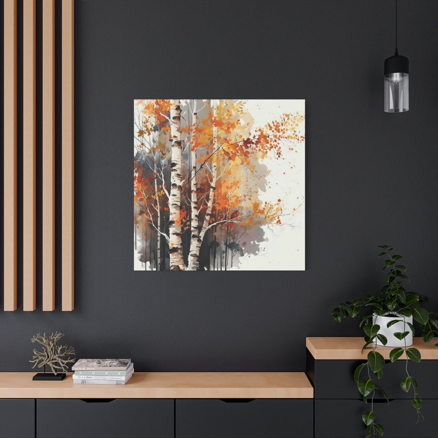 Birch Tress and Automn Wall Art & Canvas Prints