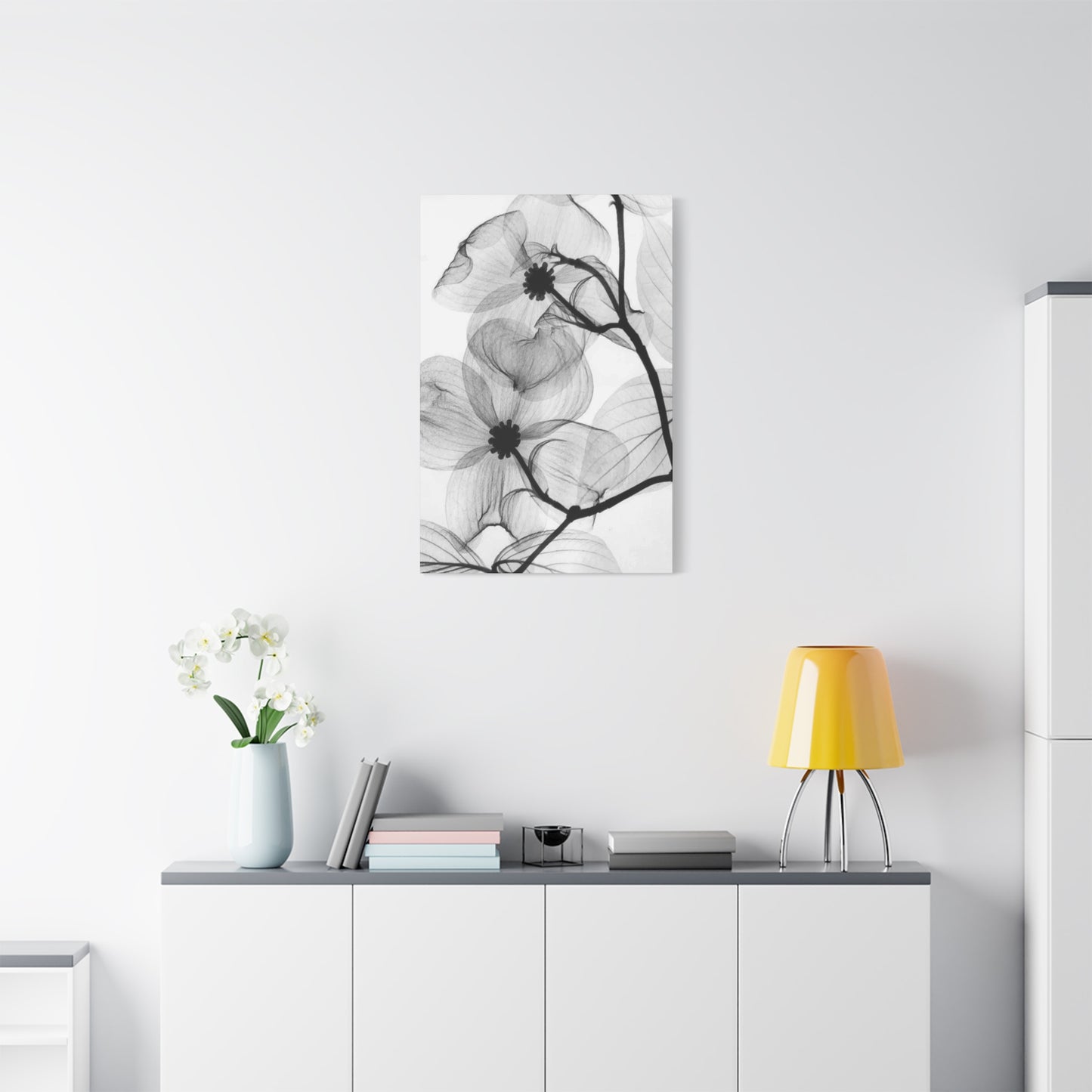 Black & White Flower Wall Art & Canvas Prints