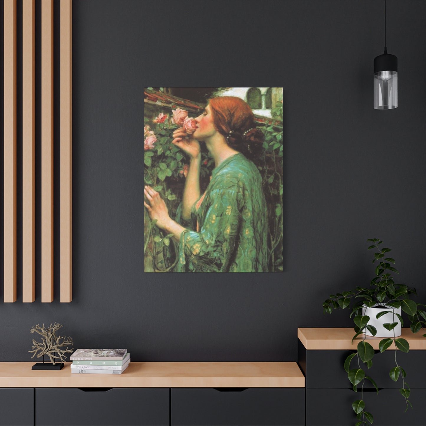 Woman and Roses Wall Art & Canvas Prints