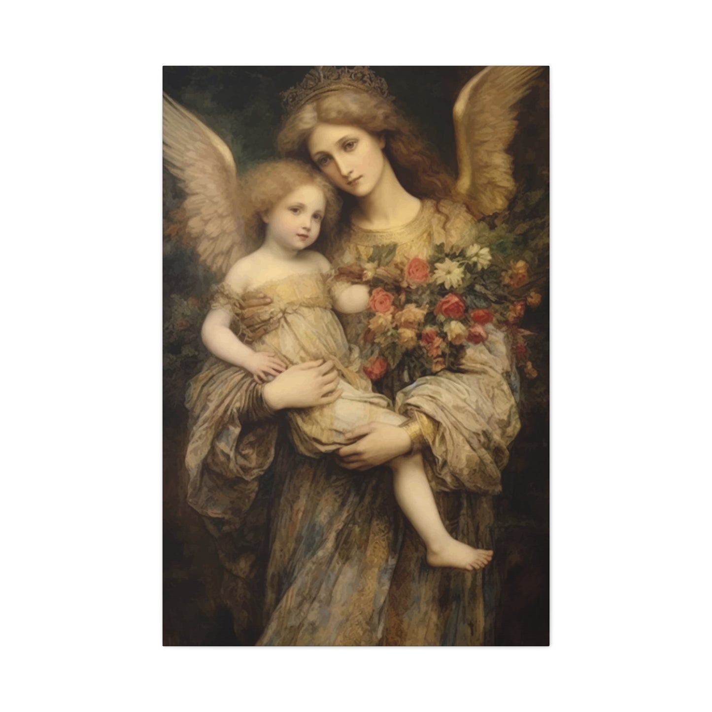 Angel Mom and Baby Wall Art & Canvas Prints