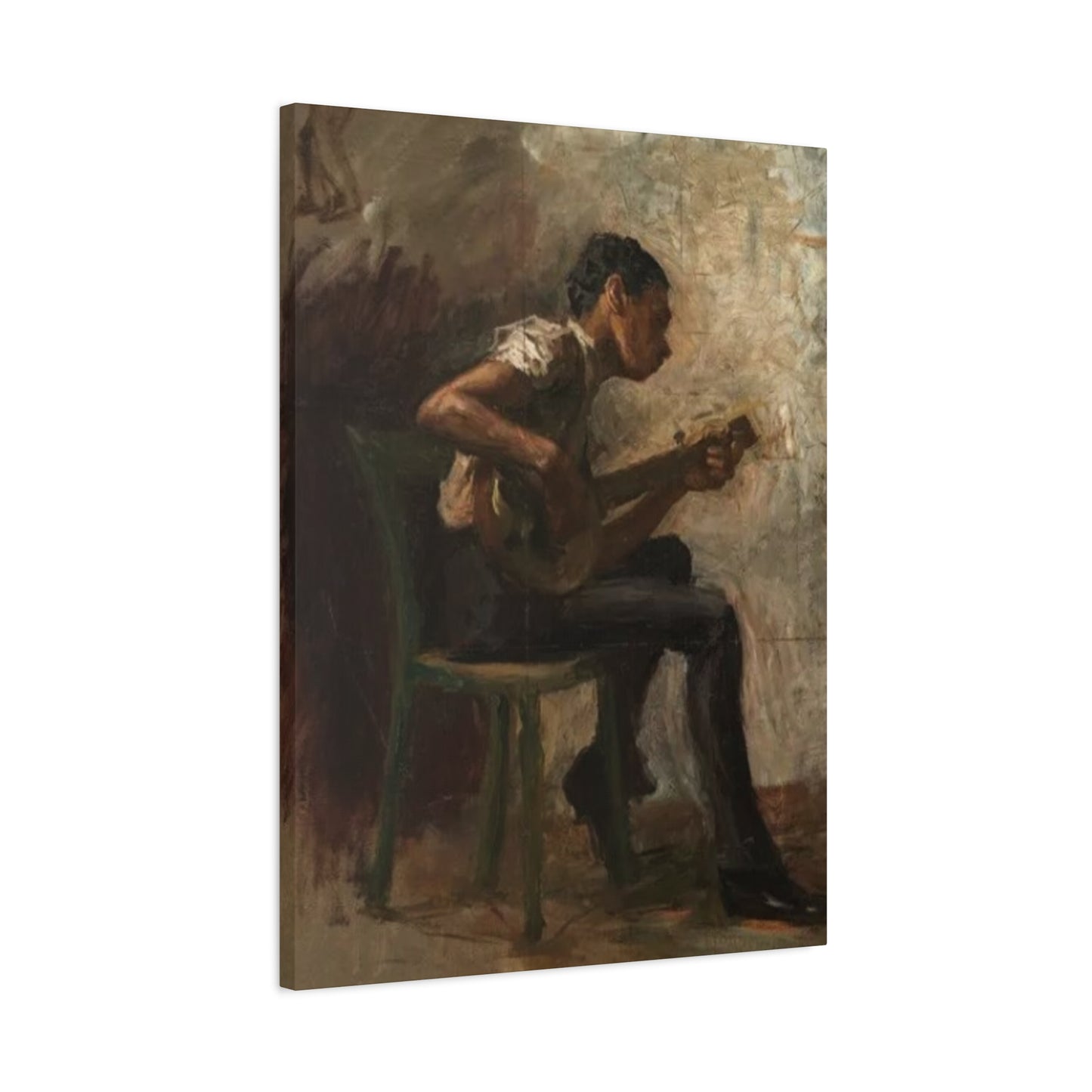 Boy Playing Guitar Wall Art & Canvas Prints