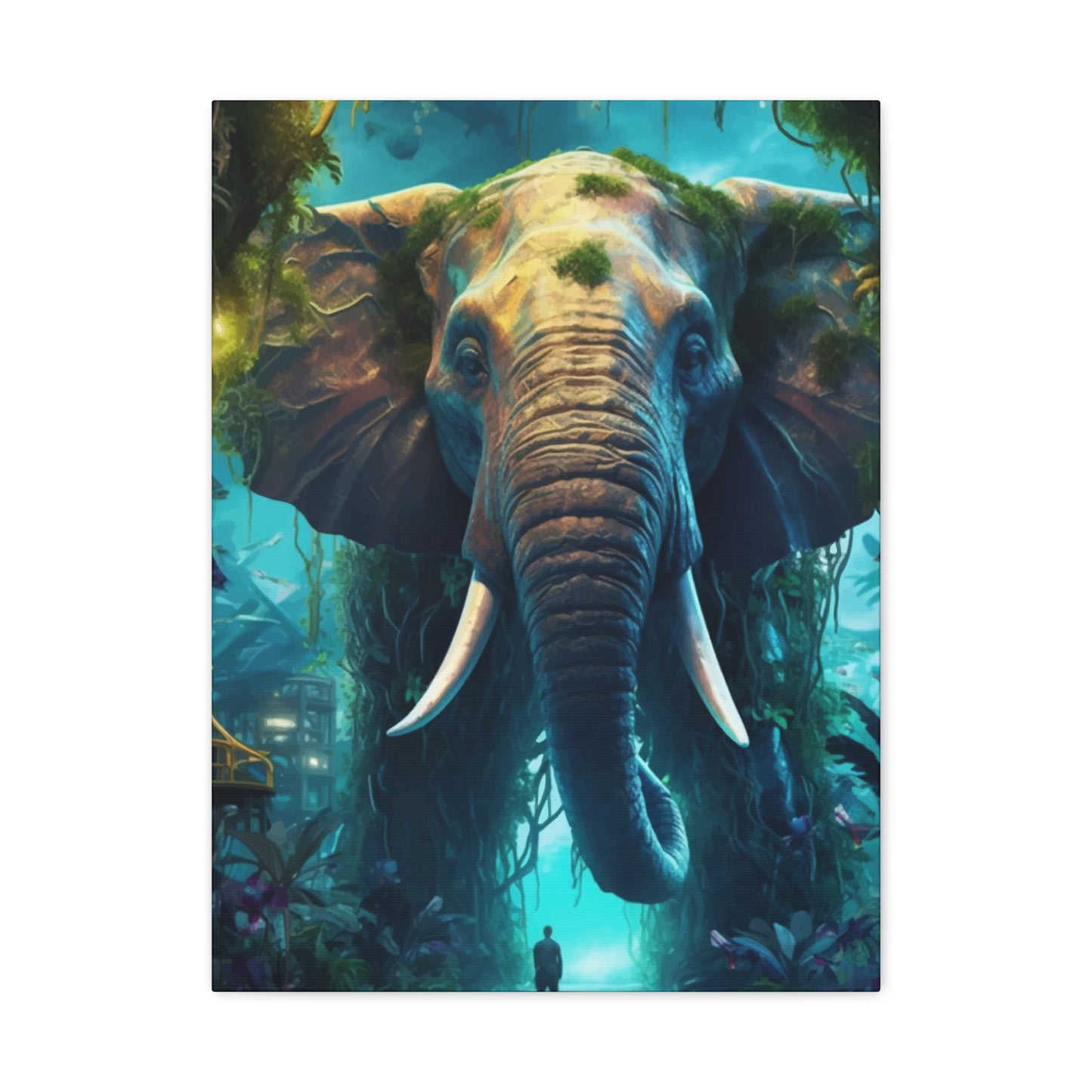 Elephant Statue Wall Art & Canvas Prints
