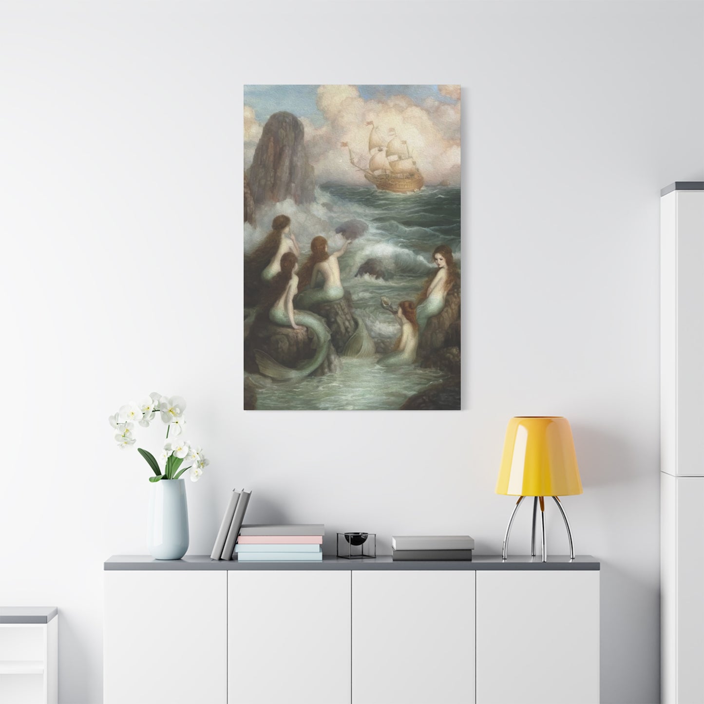 Pod of Mermaid Wall Art & Canvas Prints