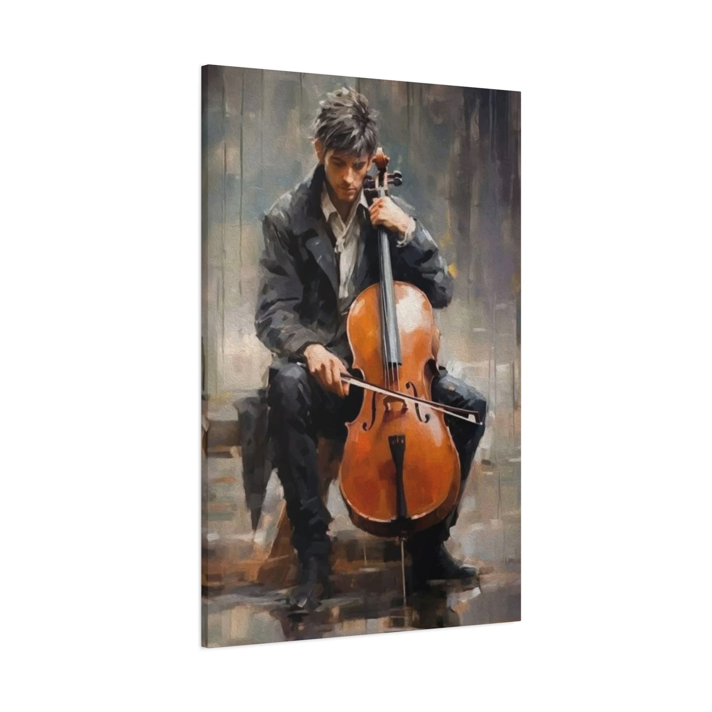 Man playing Violin Wall Art & Canvas Prints