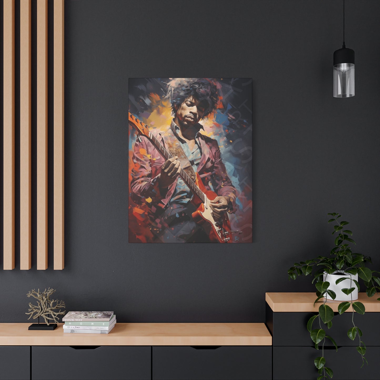 Jimi Hendrix Painting Wall Art & Canvas Prints