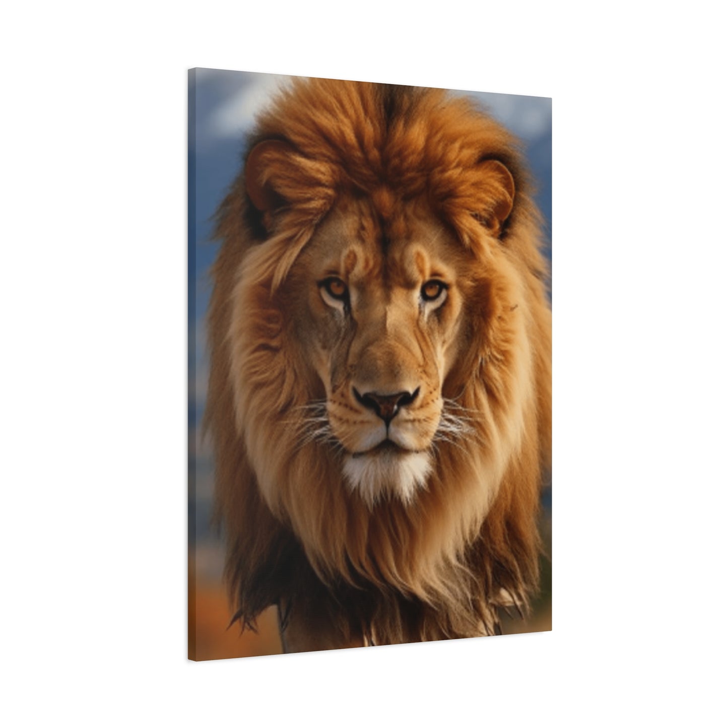 Portrait Of A Wild Lion Wall Art & Canvas Prints