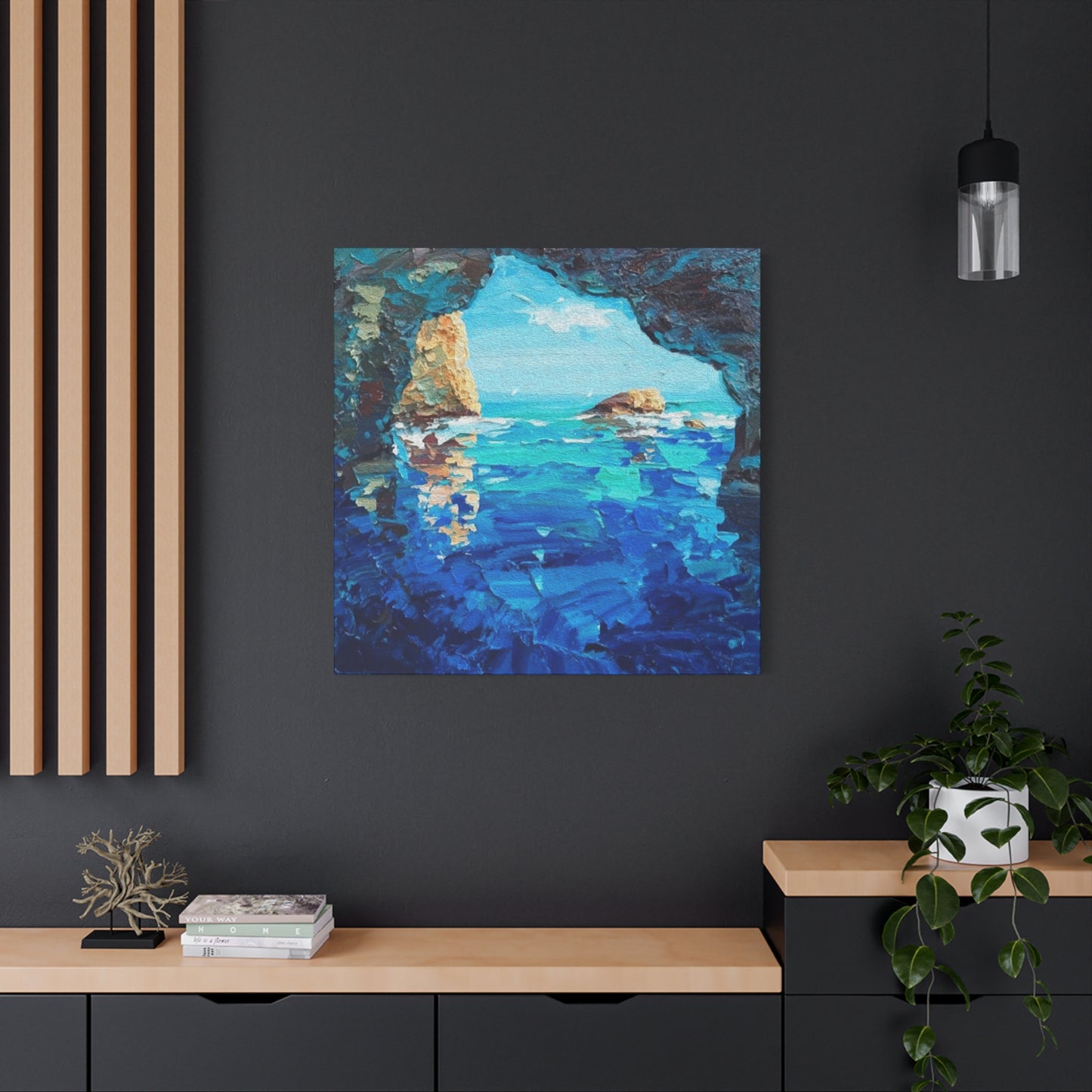 Inside A Cave Wall Art & Canvas Prints