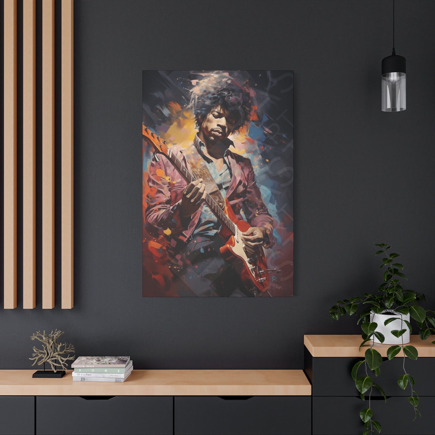 Jimi Hendrix Painting Wall Art & Canvas Prints