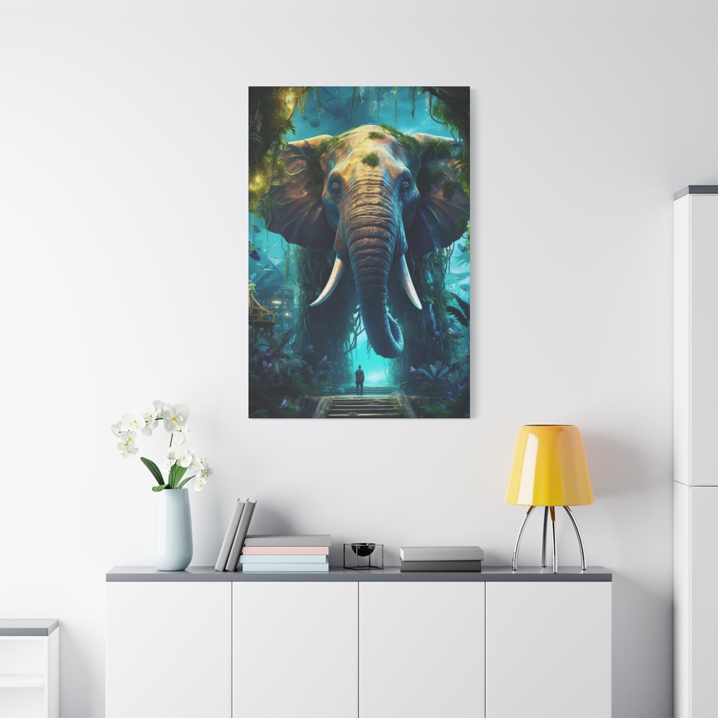 Elephant Statue Wall Art & Canvas Prints