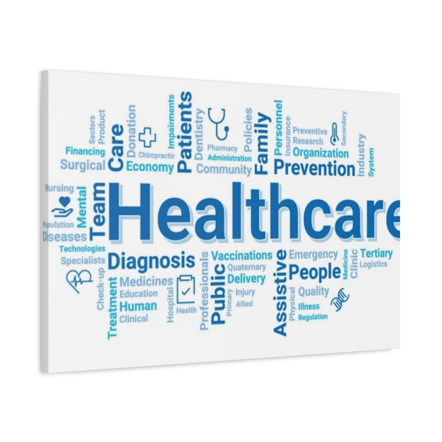 Healthcare Inforaphics Wall Art & Canvas Prints