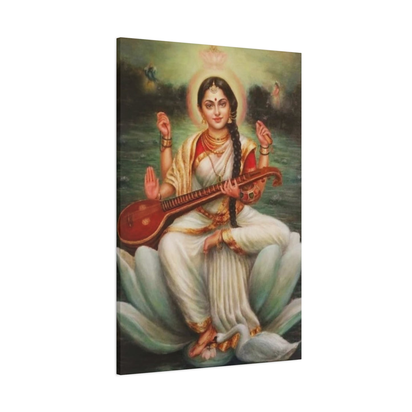 Goddess Saraswati Wall Art & Canvas Prints