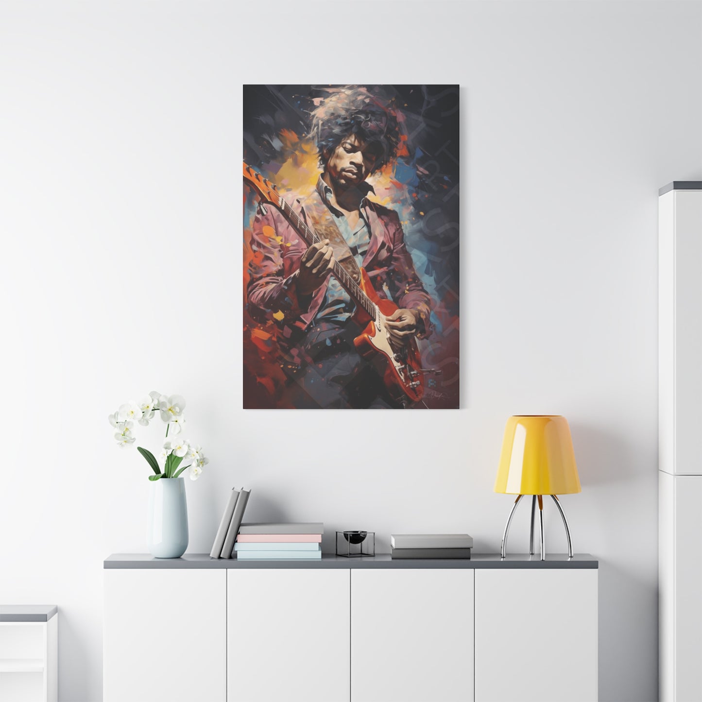 Jimi Hendrix Painting Wall Art & Canvas Prints