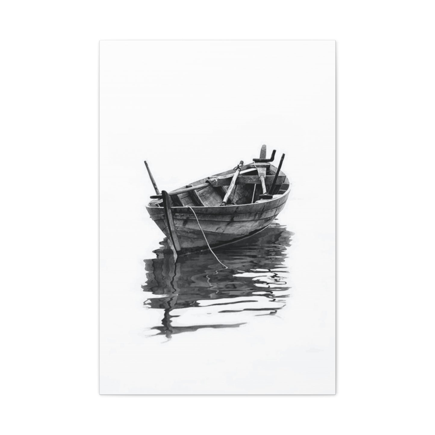 Black & White Boat Wall Art & Canvas Prints