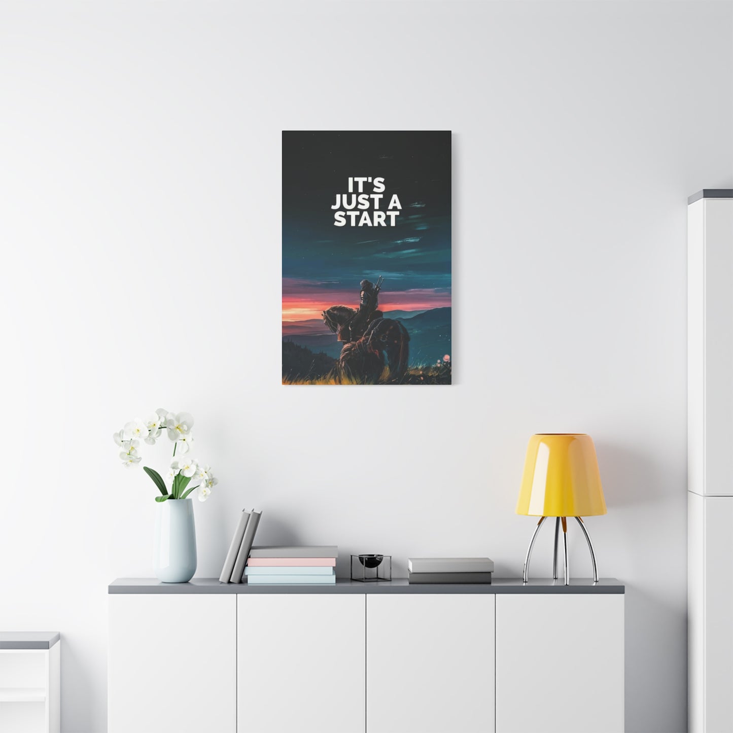 Just start Wall Art & Canvas Prints