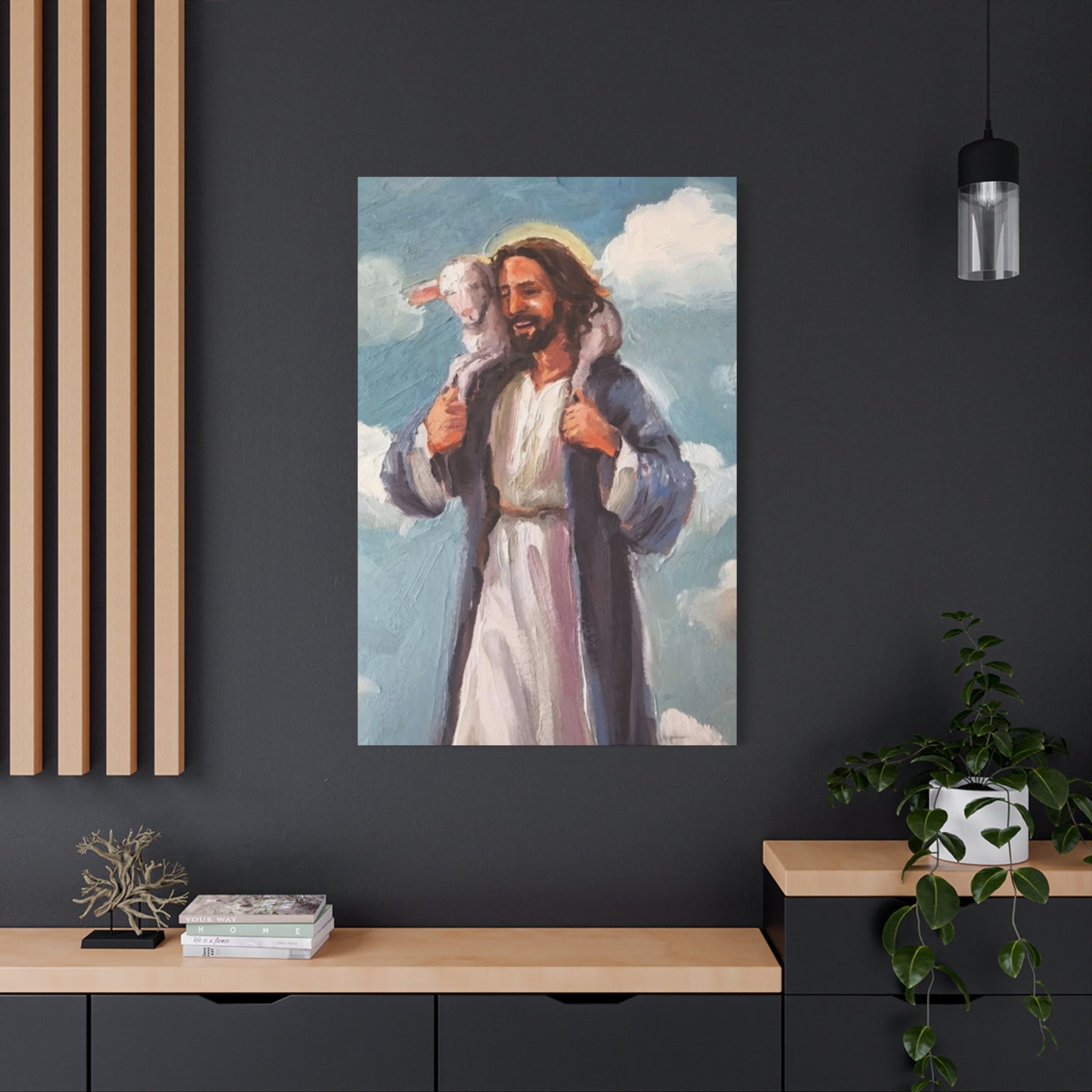 Happy Jesus Wall Art & Canvas Prints