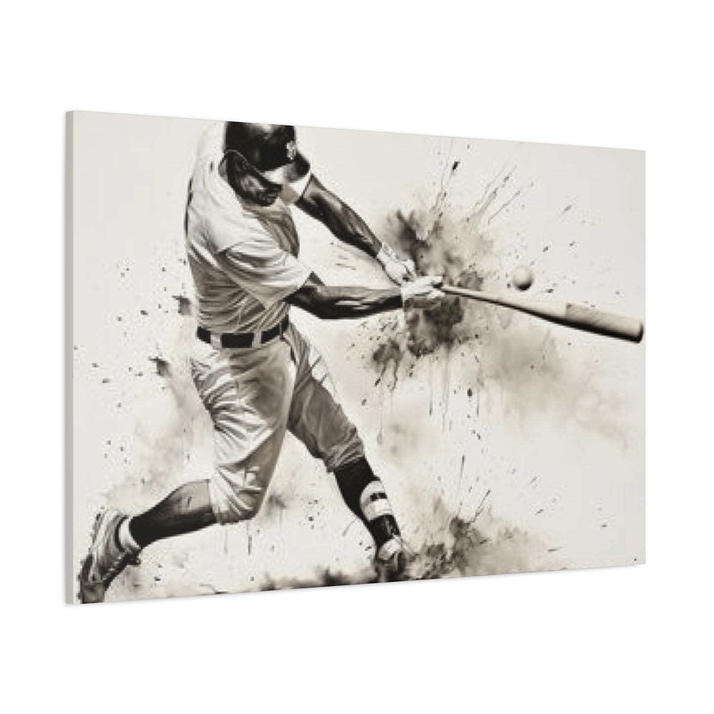 Baseball Batter Hitting Wall Art & Canvas Prints