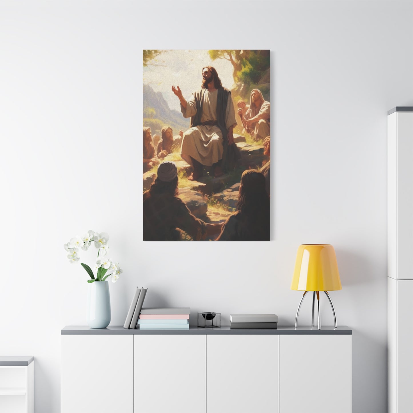 Jesus Talks Wall Art & Canvas Prints