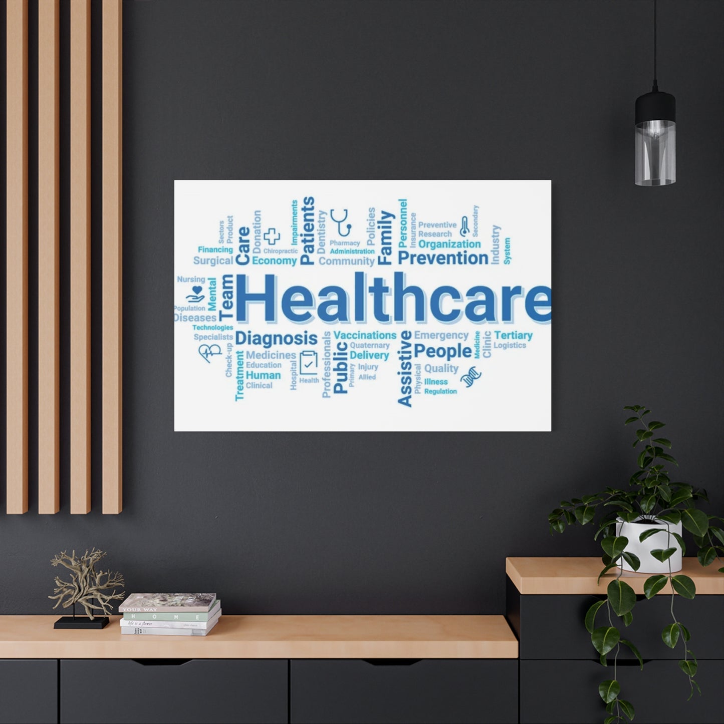 Healthcare Inforaphics Wall Art & Canvas Prints