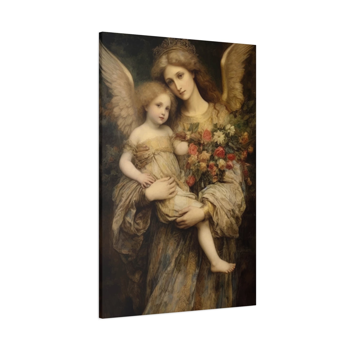 Angel Mom and Baby Wall Art & Canvas Prints