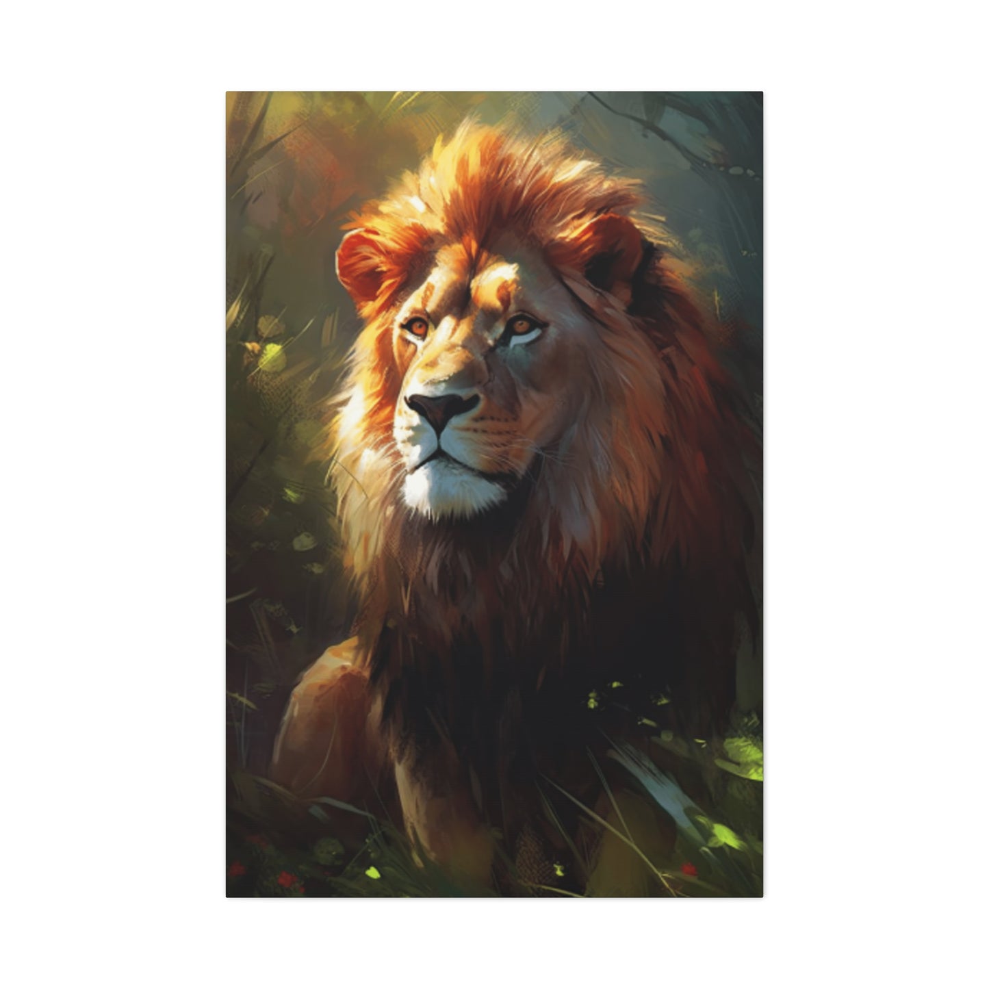 Wild Lion Portrait Wall Art & Canvas Prints