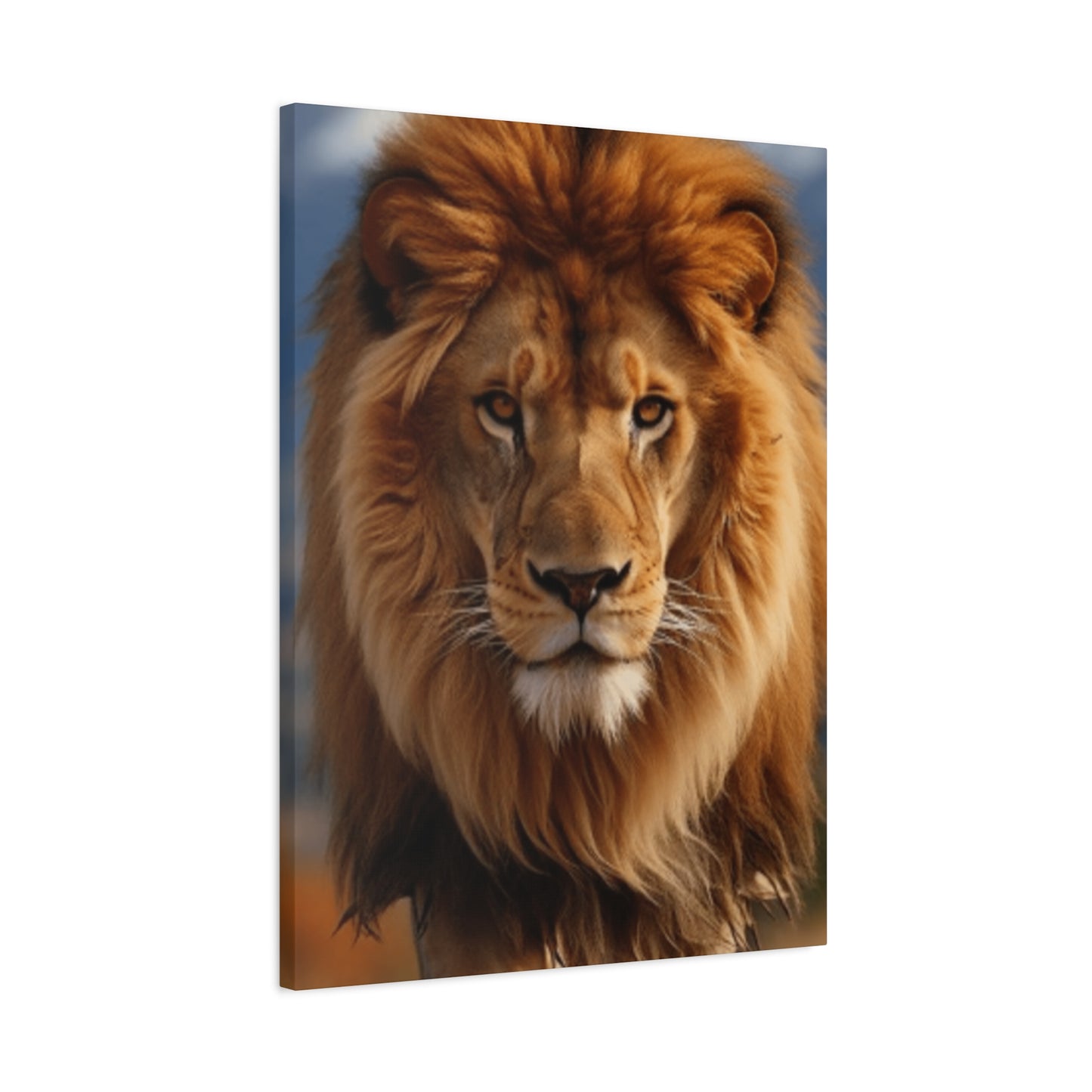 Portrait Of A Wild Lion Wall Art & Canvas Prints