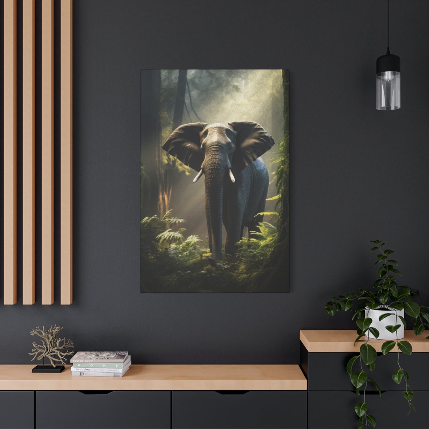 Wild Elephant Wall Art & Canvas Prints