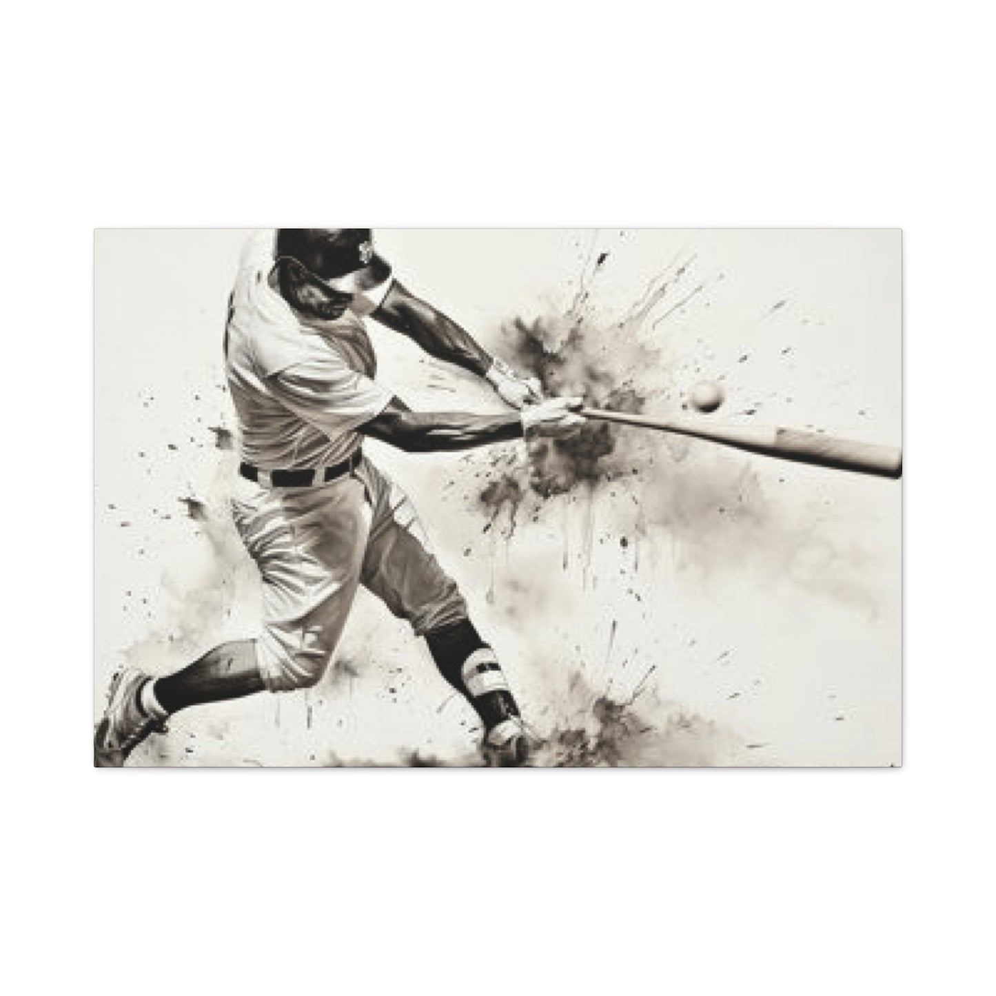 Baseball Batter Hitting Wall Art & Canvas Prints