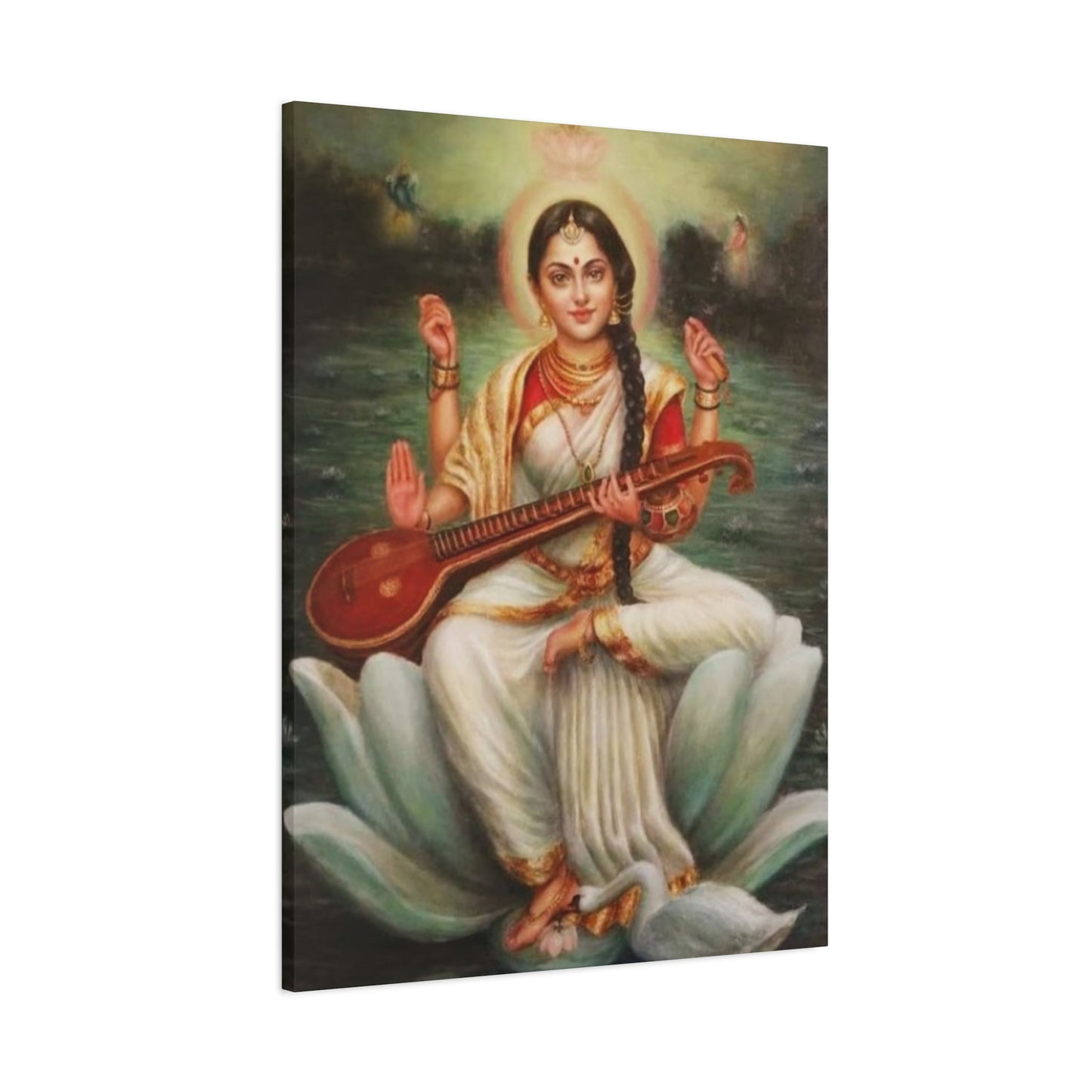 Goddess Saraswati Wall Art & Canvas Prints