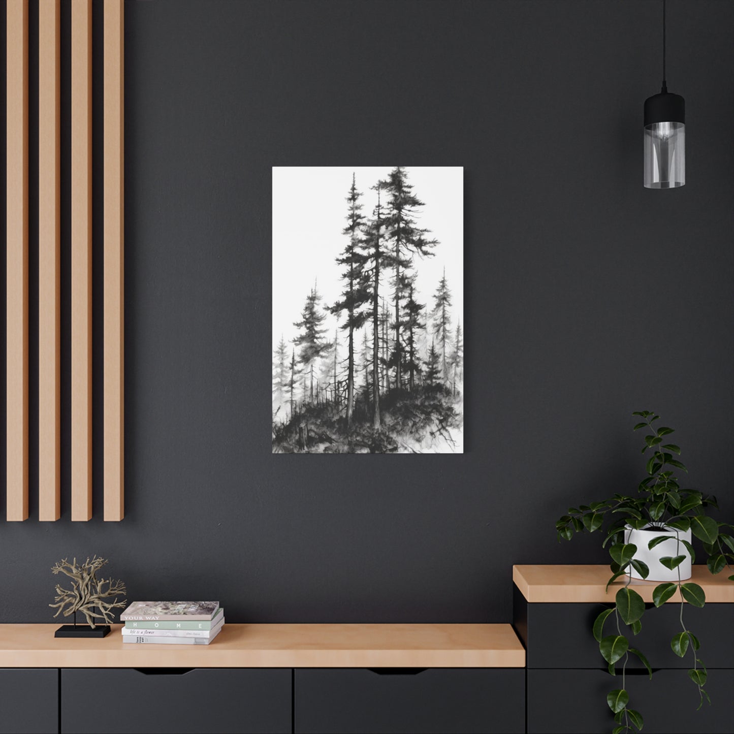 Black & White Trees Wall Art & Canvas Prints