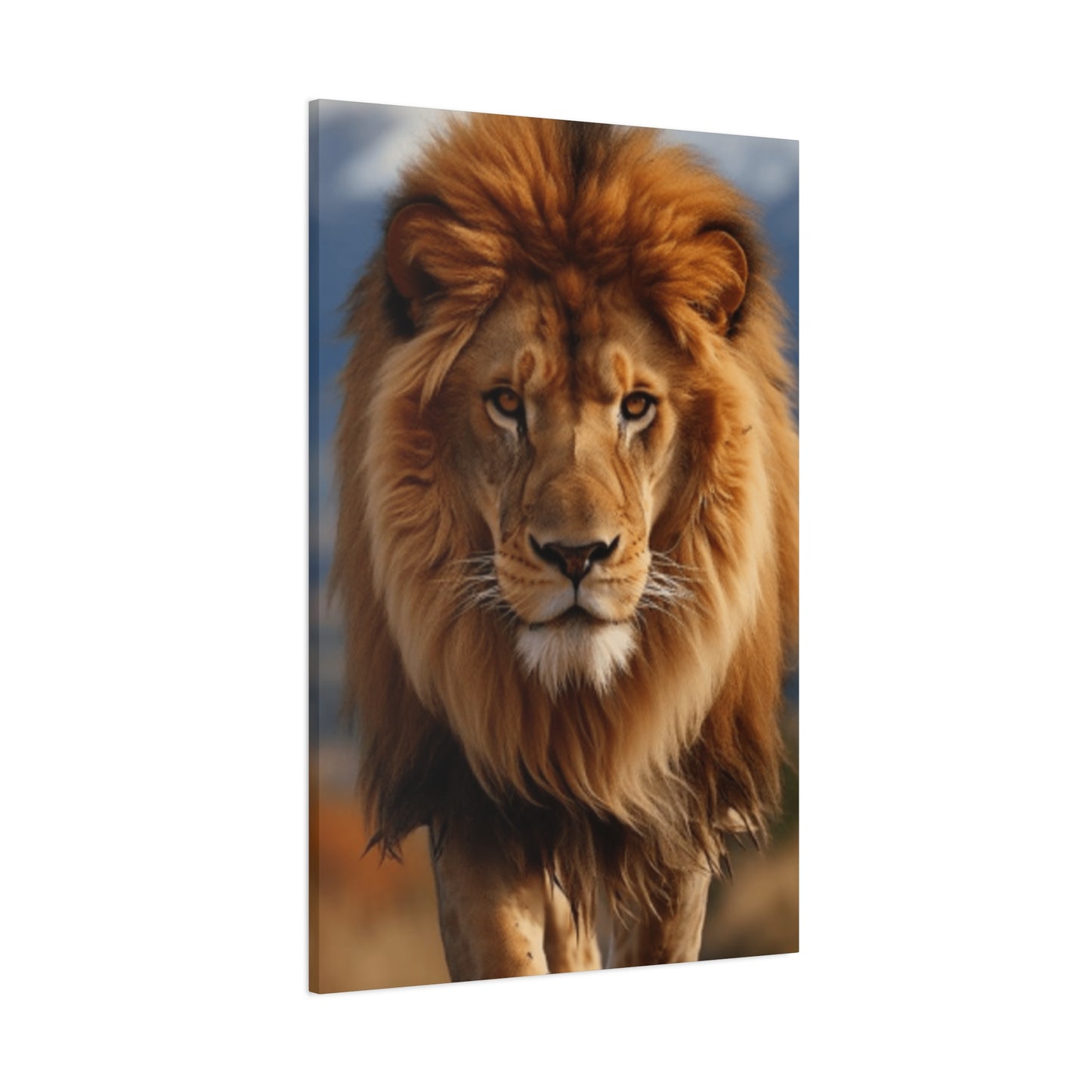 Portrait Of A Wild Lion Wall Art & Canvas Prints