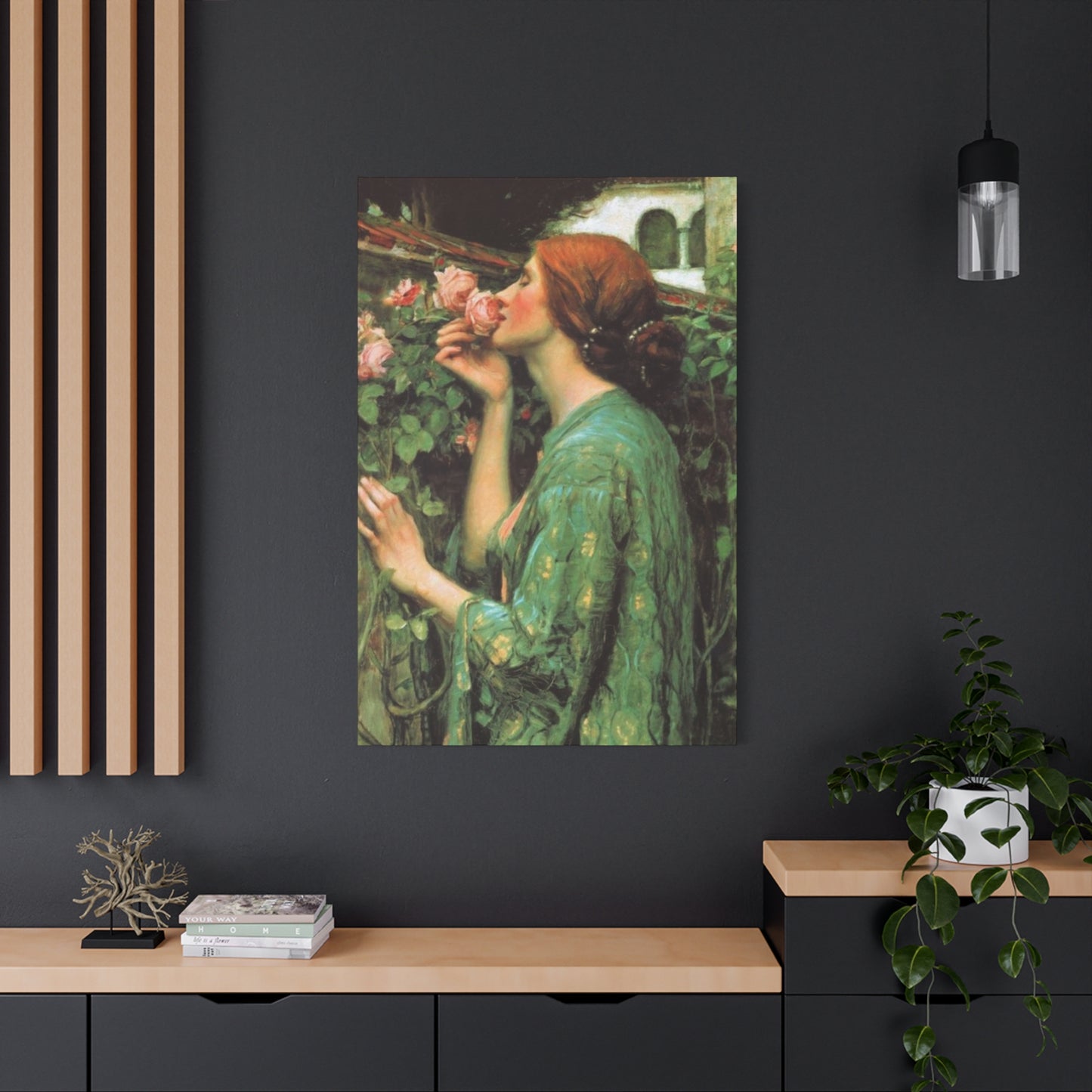 Woman and Roses Wall Art & Canvas Prints