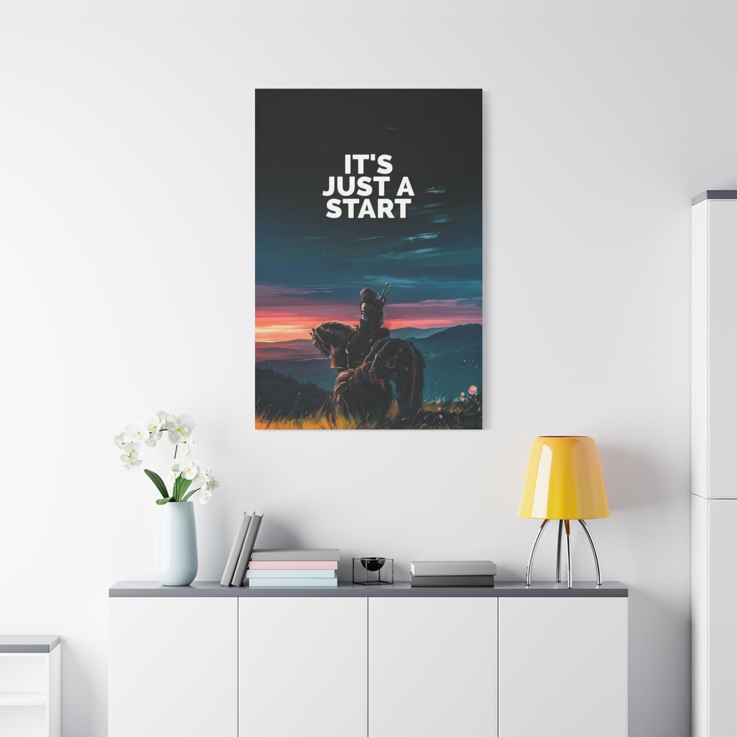 Just start Wall Art & Canvas Prints