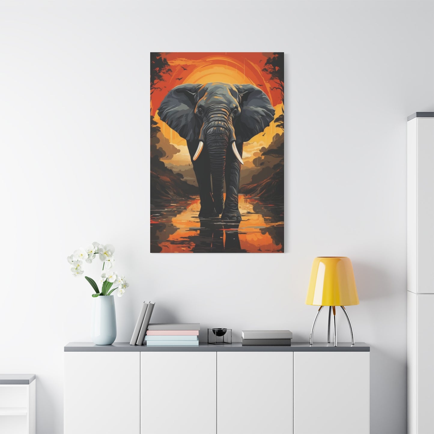 Elephant Portrait Wall Art & Canvas Prints