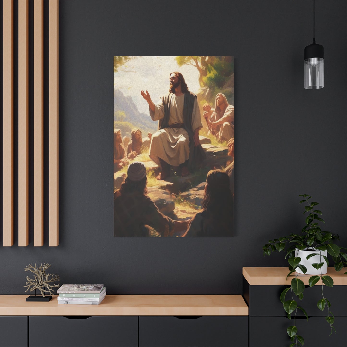 Jesus Talks Wall Art & Canvas Prints