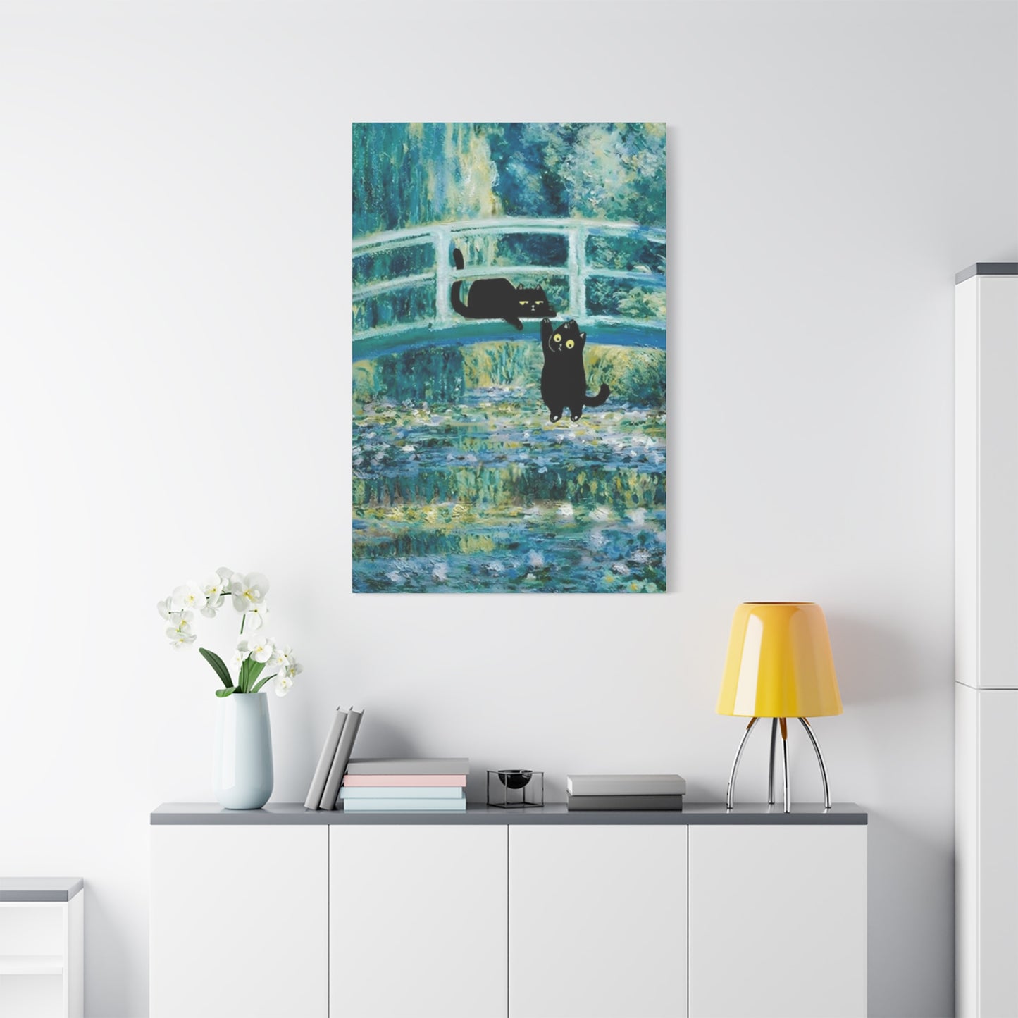 Cats Hanging Around Wall Art & Canvas Prints