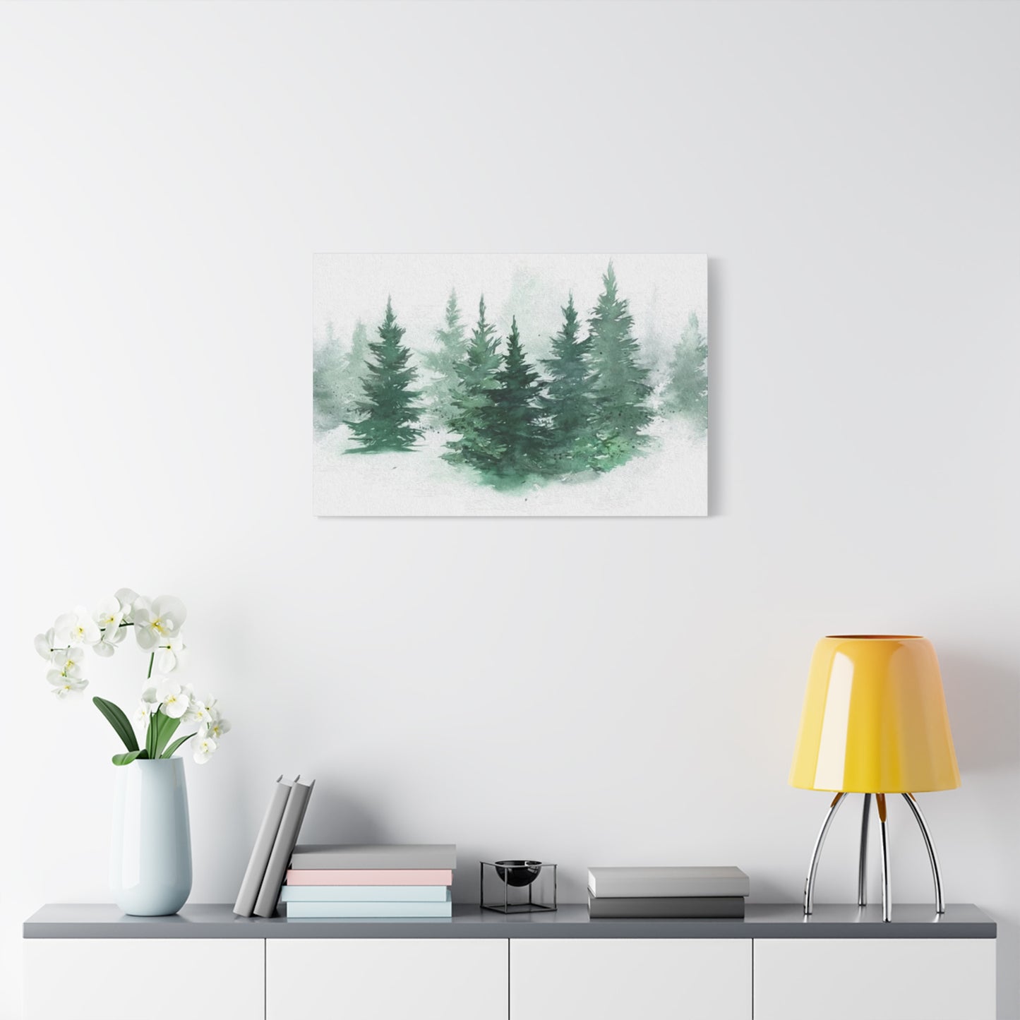 Green Tree Painting Wall Art & Canvas Prints