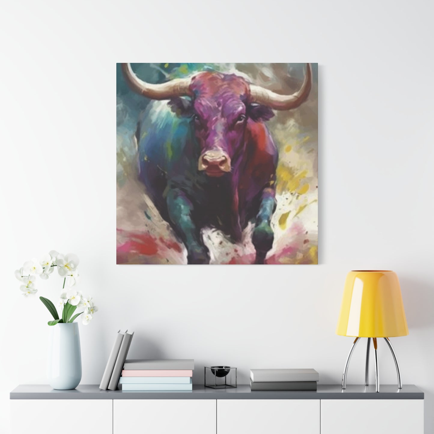 Angry Bull Wall Art & Canvas Prints