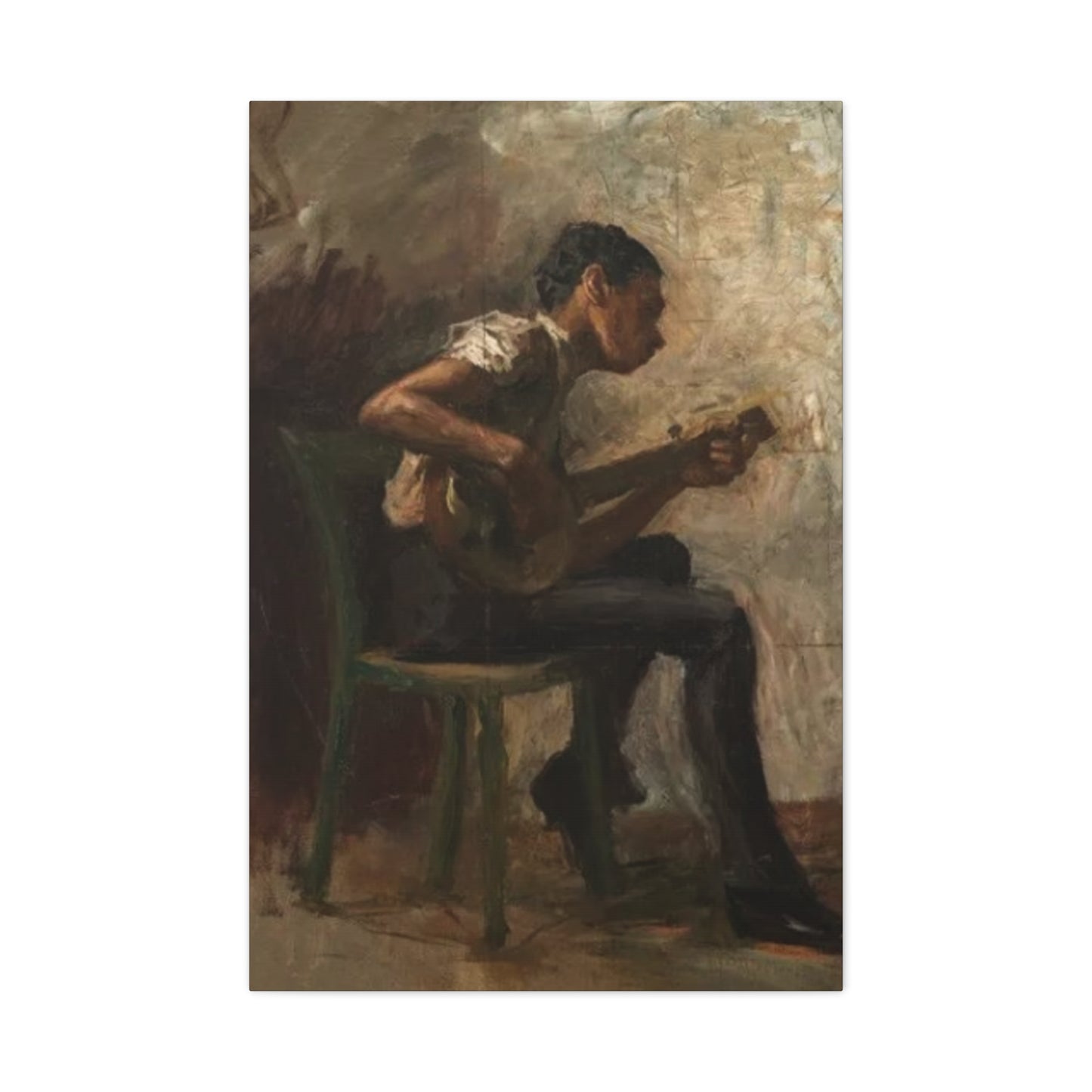 Boy Playing Guitar Wall Art & Canvas Prints