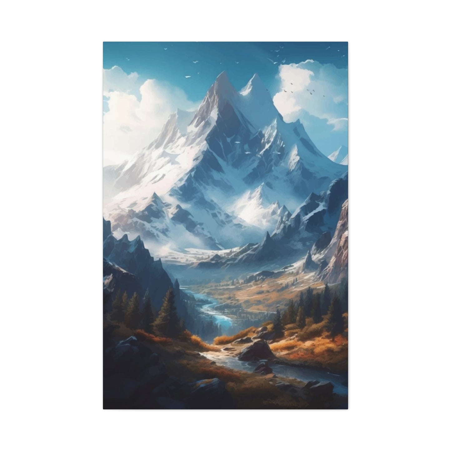 Cloudy Mountains Wall Art & Canvas Prints