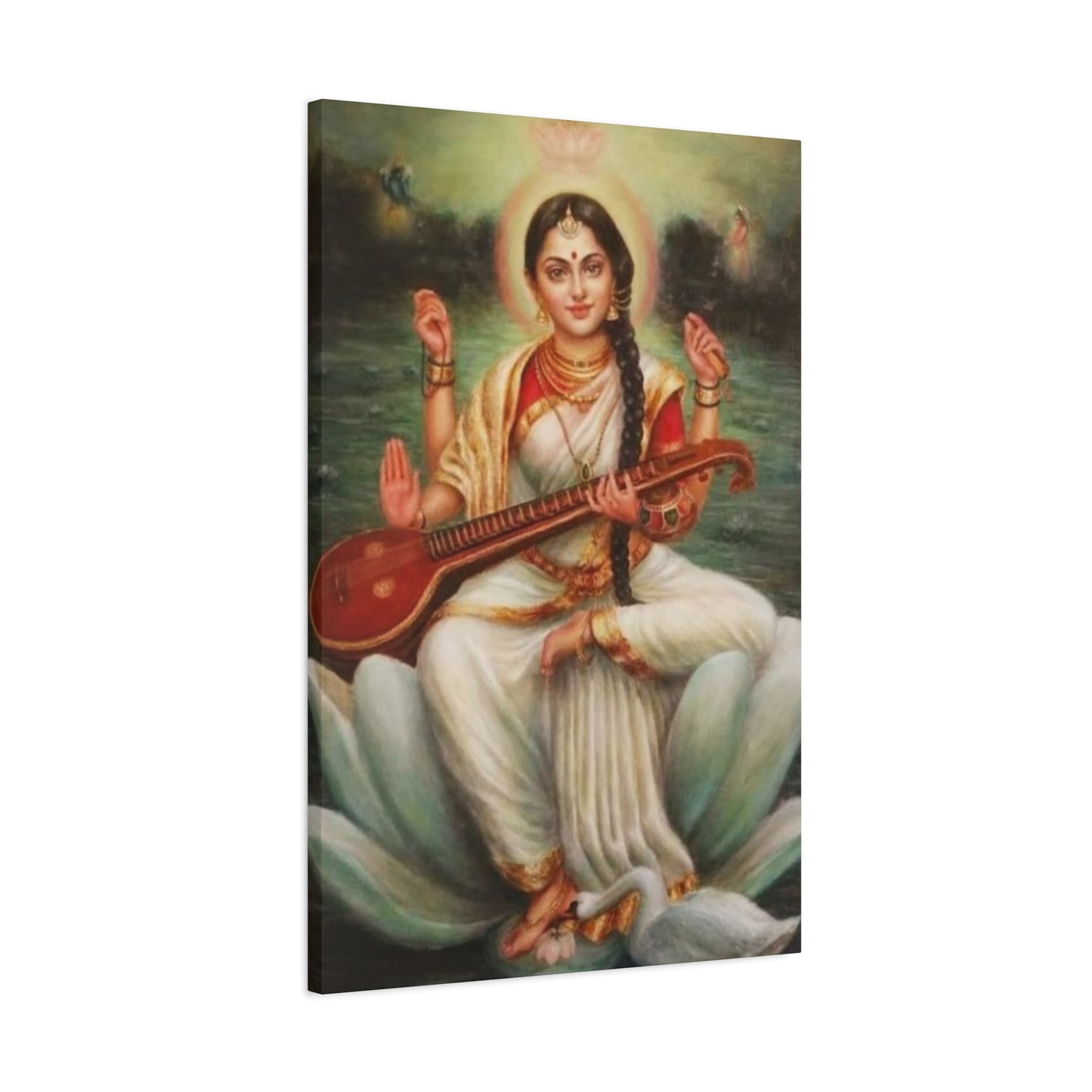 Goddess Saraswati Wall Art & Canvas Prints