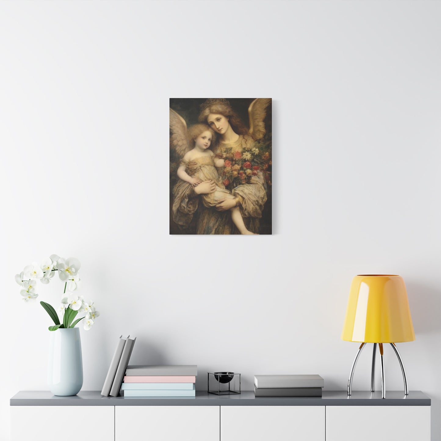 Angel Mom and Baby Wall Art & Canvas Prints