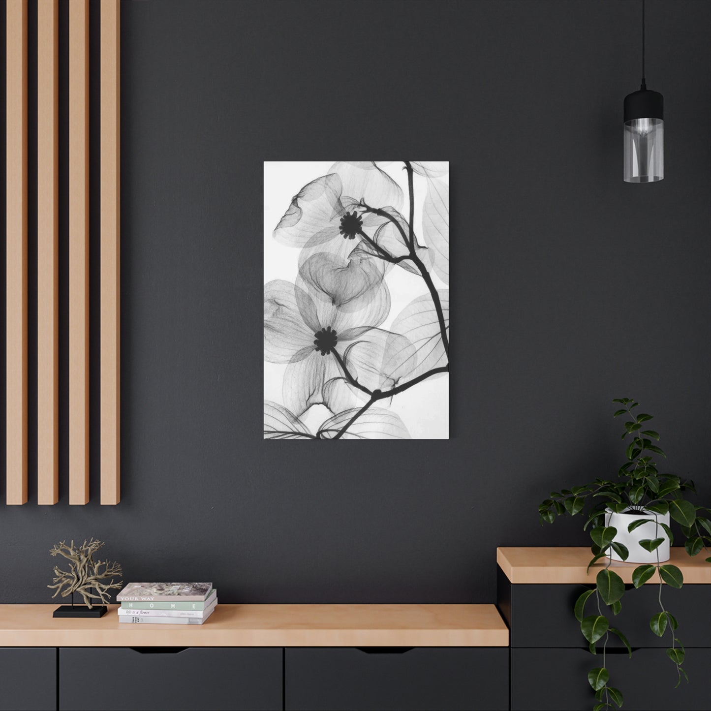 Black & White Flower Wall Art & Canvas Prints