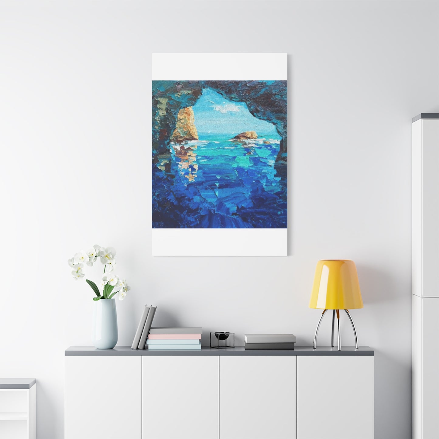 Inside A Cave Wall Art & Canvas Prints