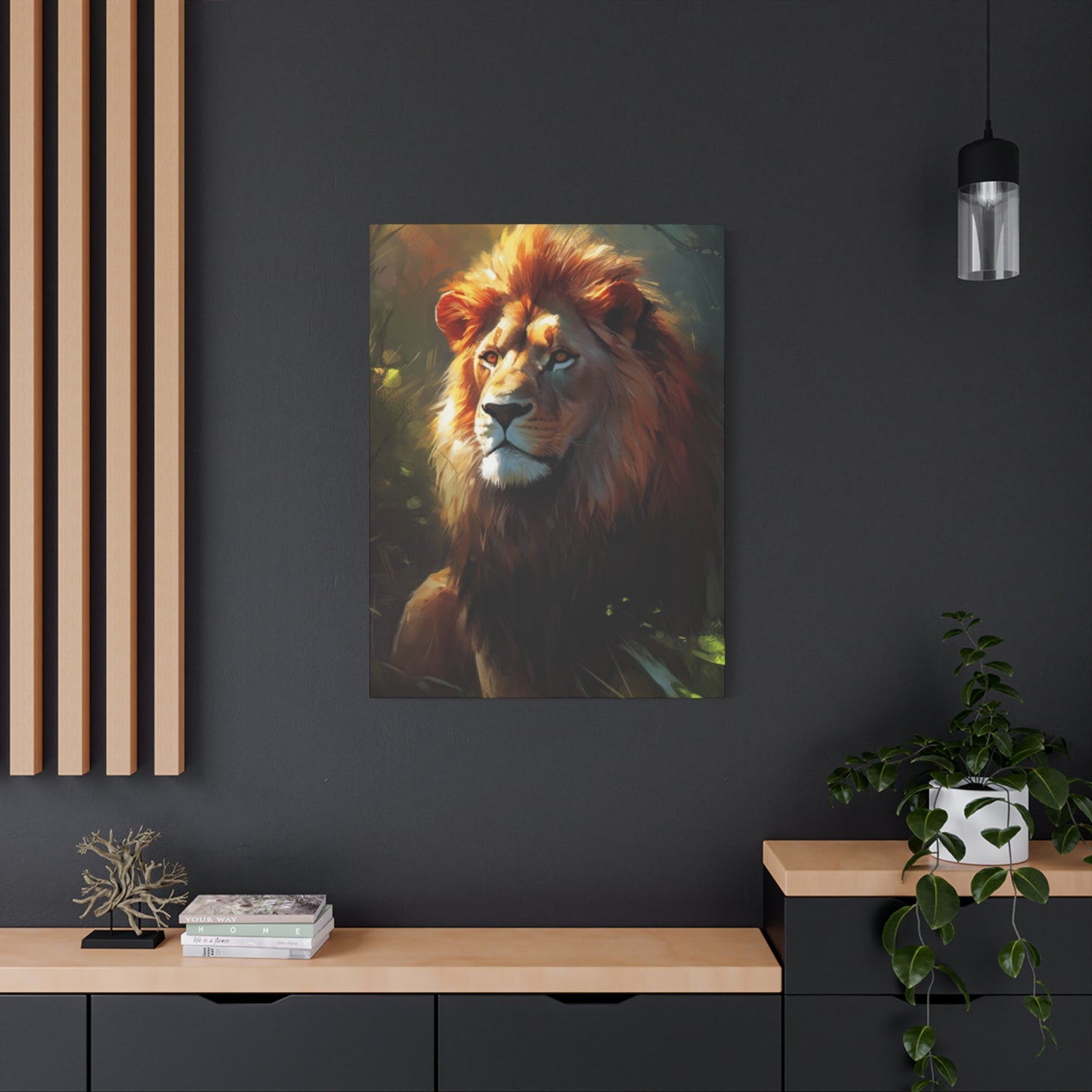 Wild Lion Portrait Wall Art & Canvas Prints