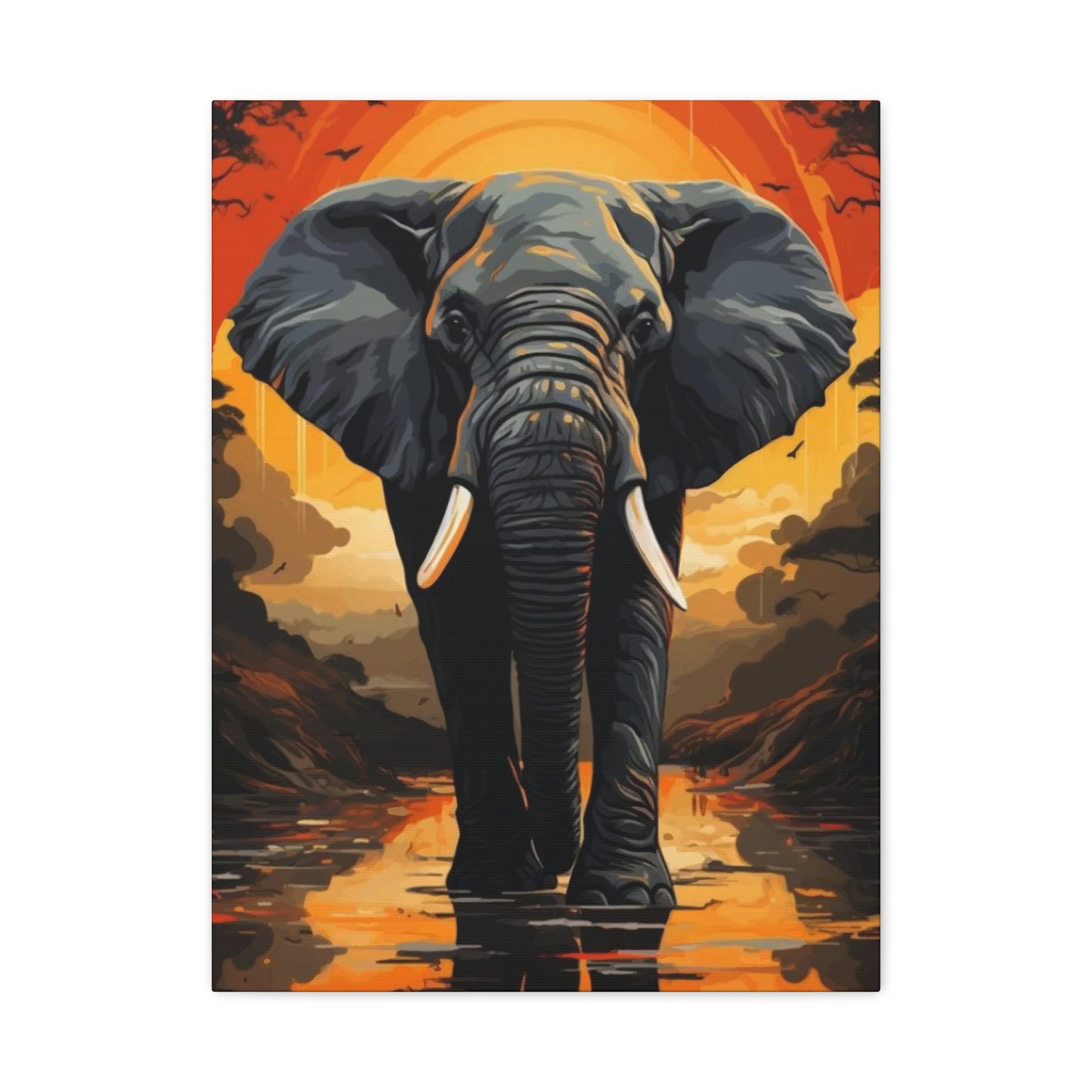 Elephant Portrait Wall Art & Canvas Prints