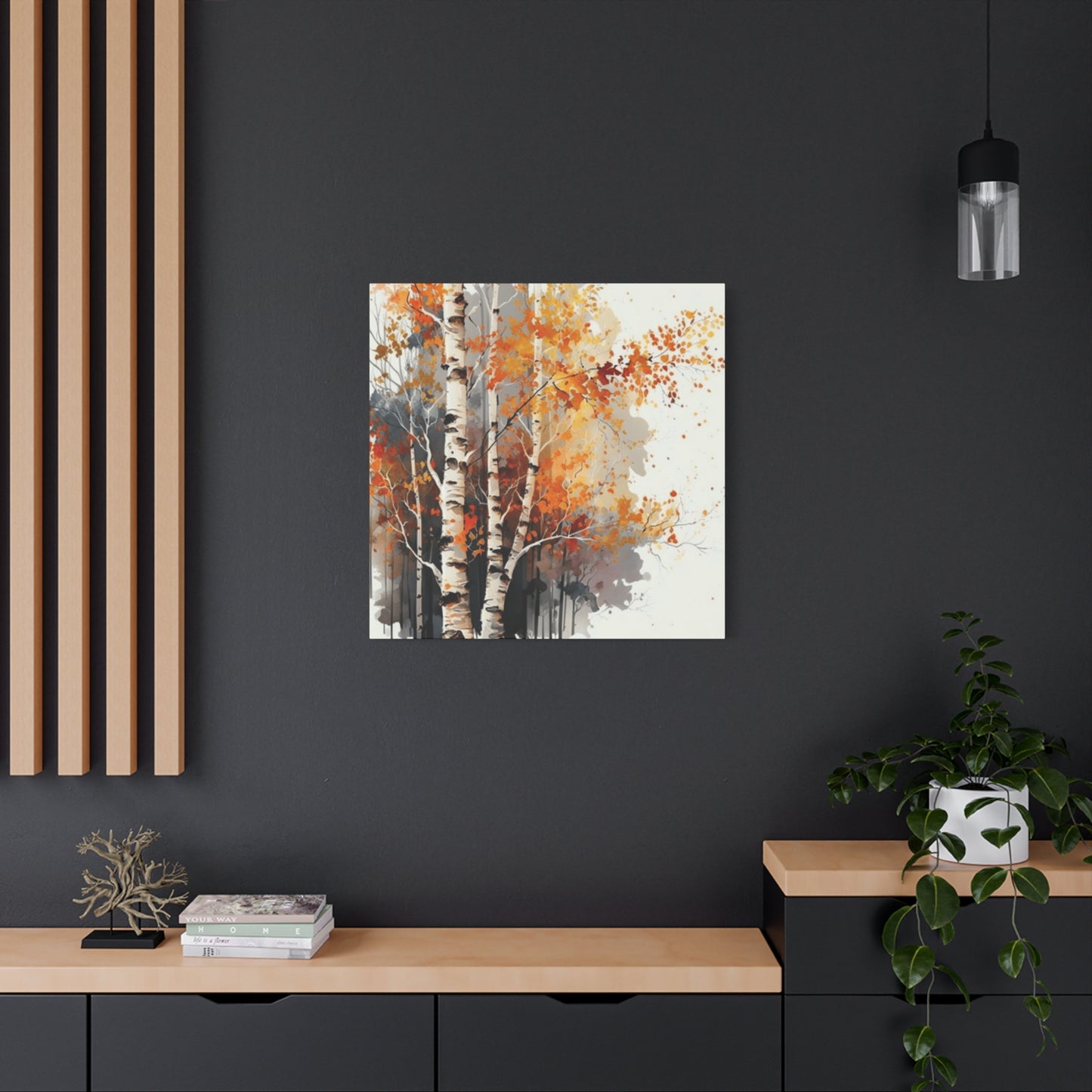 Birch Tress and Automn Wall Art & Canvas Prints